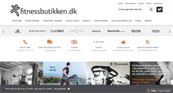 Desktop Screenshot of fitnessbutikken.dk